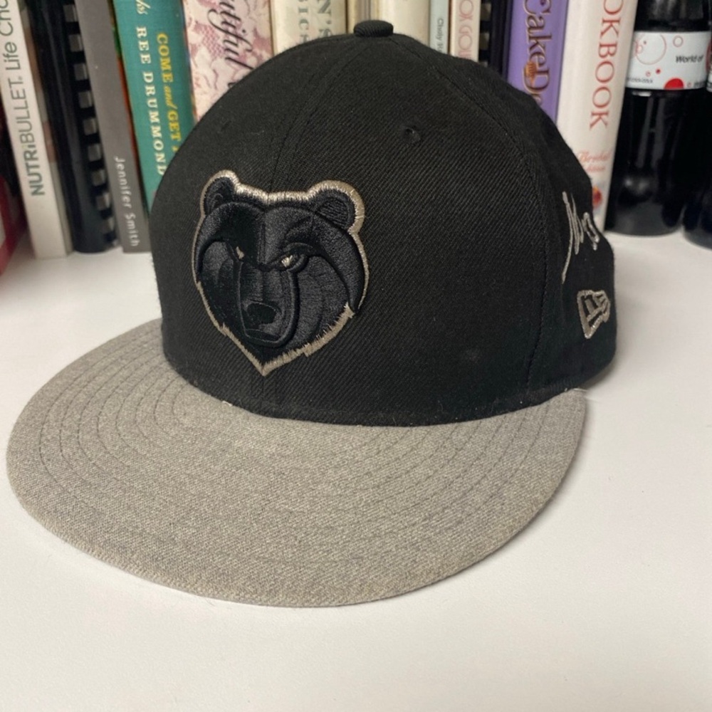 Memphis Grizzlies New Era Embroidered Marc Gasol Auto And Pin Hat Size 7 1/2